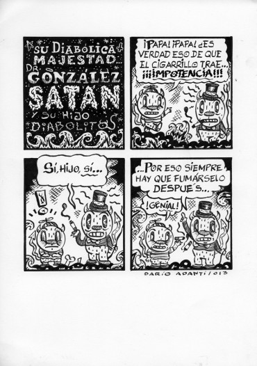 Su diabólica majestad González Satán